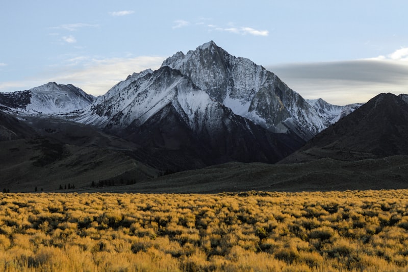 Snow mountain temple sacred