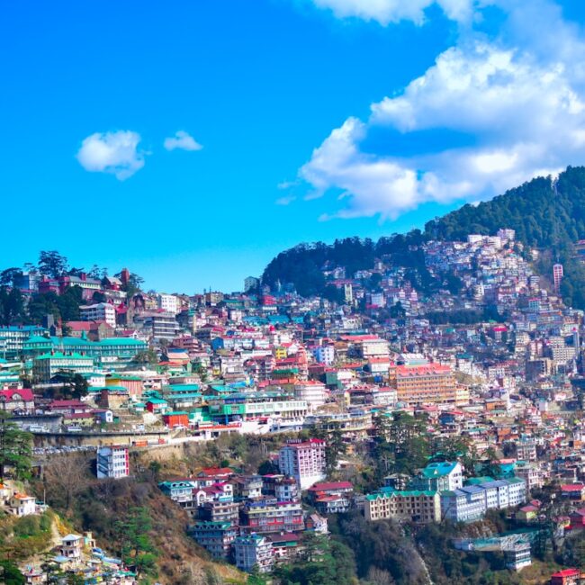Kashmir valley scenic mountain landscape